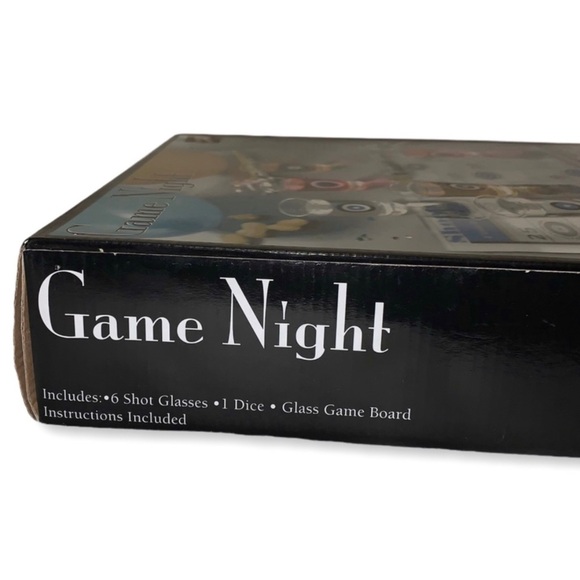 New Game Night 8 Piece Shoots and Ladders Glass Board Drinking Game Adults Party - Picture 5 of 6